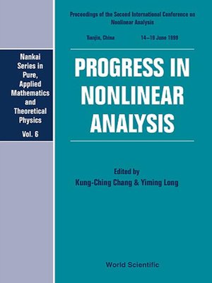 cover image of Progress In Nonlinear Analysis--Proceedings of the Second International Conference On Nonlinear Analysis